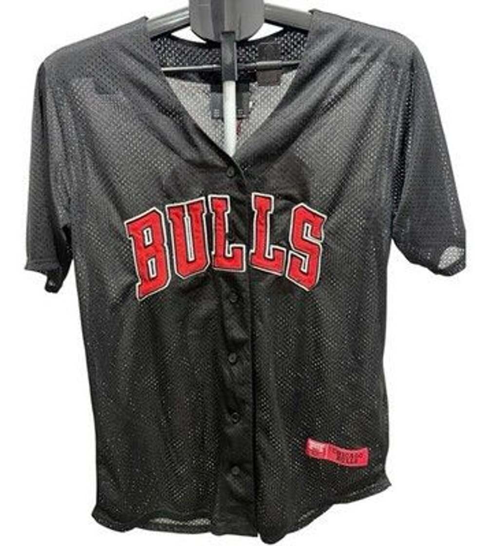 Chicago Bulls 66 NBA Official Basketball/Baseball Adult Unisex Button Up Jersey